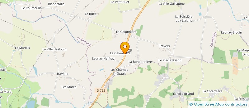 localisation de l'entreprise OLIVIER BLANCHARD ETA  COMBOURG