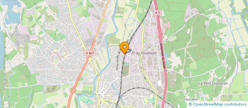 localisation de l'entreprise OLIVIER BUCCHI INVESTISSEMENT  SORGUES