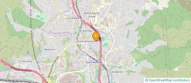 localisation de l'entreprise OLIVIER CADENEL TAXI à MARSEILLE 15EME