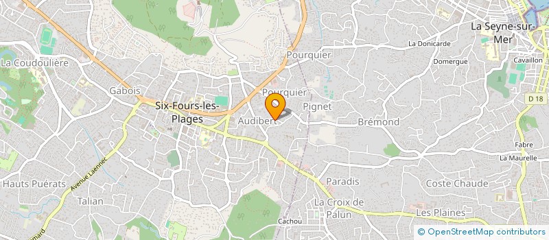 localisation de l'entreprise OLIVIER CHASTEL CONSEIL ET DEVELOPPEMENT  TOULON