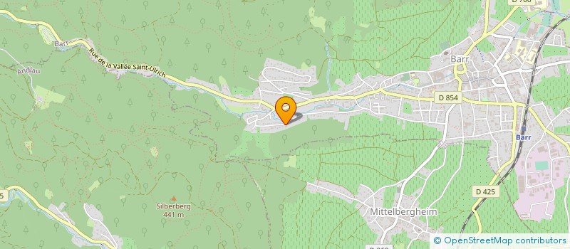 localisation de l'entreprise OLIVIER-CHAUFFAGE  BARR