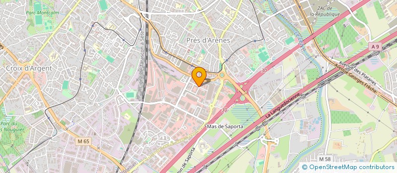 localisation de l'entreprise OLIVIER CHAUWIN SAS à MONTPELLIER