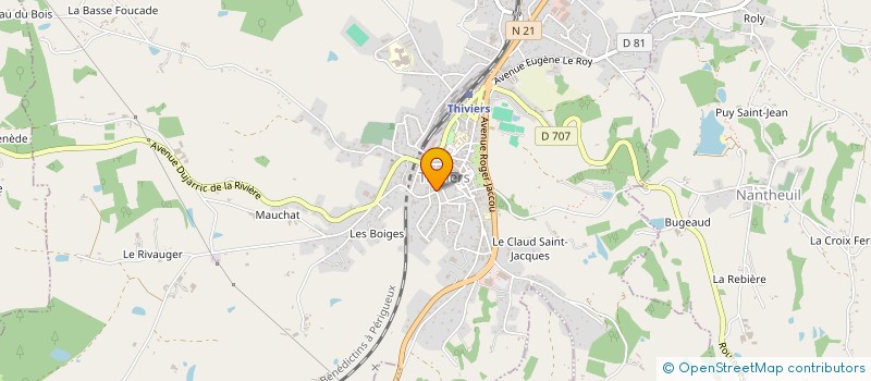 localisation de l'entreprise OLIVIER-CLERGERIE  SAINT SULPICE D'EXCIDEUIL