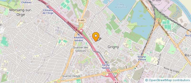 localisation de l'entreprise OLIVIER & CO  GRIGNY