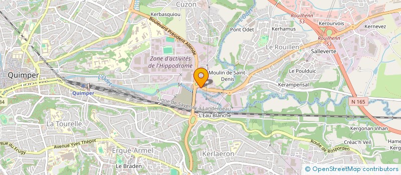 localisation de l'entreprise OLIVIER COM à QUIMPER