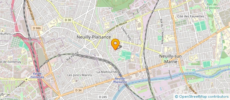 localisation de l'entreprise OLIVIER CONSEIL FORMATION SERV INFORM à NEUILLY-PLAISANCE