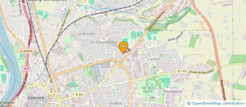 localisation de l'entreprise OLIVIER COSTE à VALENCE
