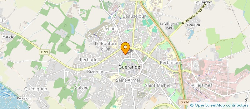 localisation de l'entreprise OLIVIER DAUNAY à GUERANDE