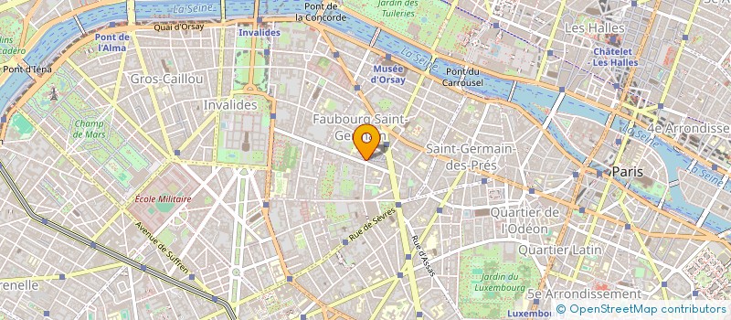localisation de l'entreprise OLIVIER DE SERCEY à PARIS