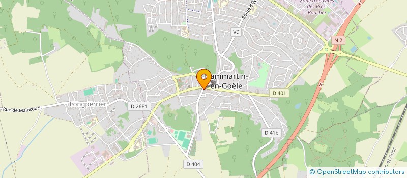 localisation de l'entreprise OLIVIER DELAFORGE  DAMMARTIN-EN-GOELE