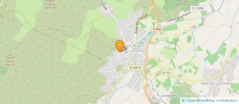 localisation de l'entreprise OLIVIER DEZEIX & ASSOCIE HOLDING  SAINT-MARTIN-DE-LONDRES