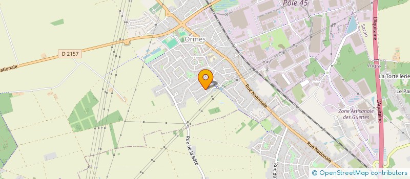 localisation de l'entreprise OLIVIER DUPORT IT  ORMES