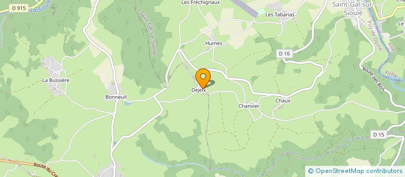 localisation de l'entreprise OLIVIER DUPUY  SAINT-GAL-SUR-SIOULE