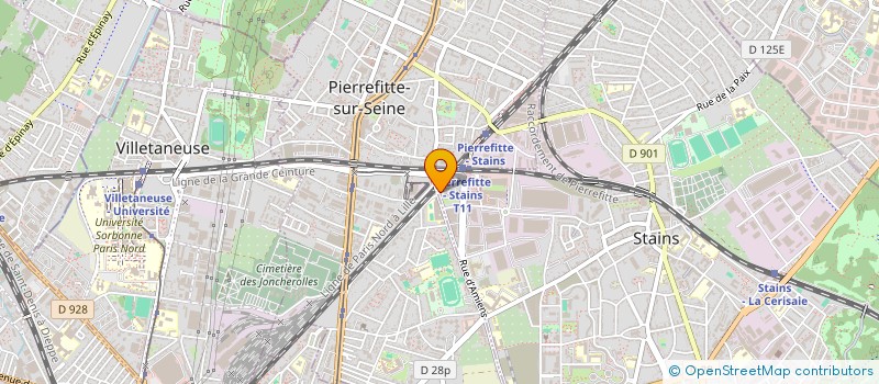 localisation de l'entreprise OLIVIER EMBALLAGES SA à PIERREFITTE-SUR-SEINE