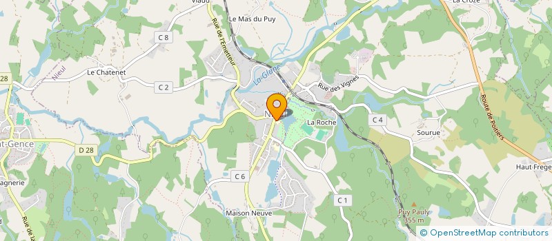 localisation de l'entreprise OLIVIER ENTRETIEN MULTISERVICES  CHAMBORET