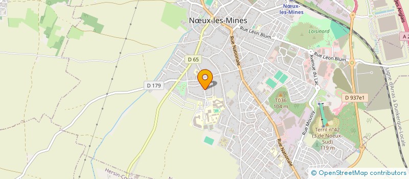 localisation de l'entreprise OLIVIER ET CIE  NUX-LES-MINES