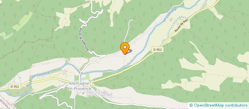 localisation de l'entreprise OLIVIER ET STEPHANIE PARENTON  ALLEMAGNE-EN-PROVENCE