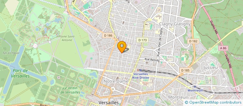 localisation de l'entreprise OLIVIER EYRAUD CONSULTING à VERSAILLES