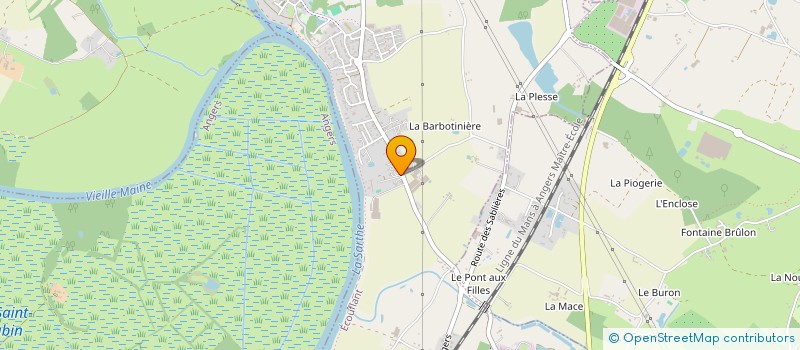 localisation de l'entreprise OLIVIER FOUCHER - MAITRE D'OEUVRE  ECOUFLANT