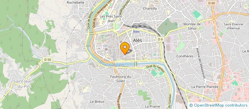 localisation de l'entreprise OLIVIER FRAISSE ET YVES POURCHOT à ALES