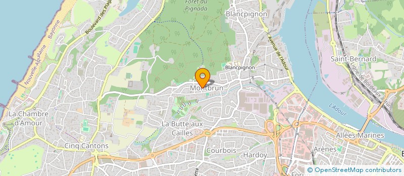 localisation de l'entreprise OLIVIER FUENTES à ANGLET