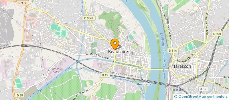 localisation de l'entreprise OLIVIER GABRIELE CHAUSSURES à BEAUCAIRE