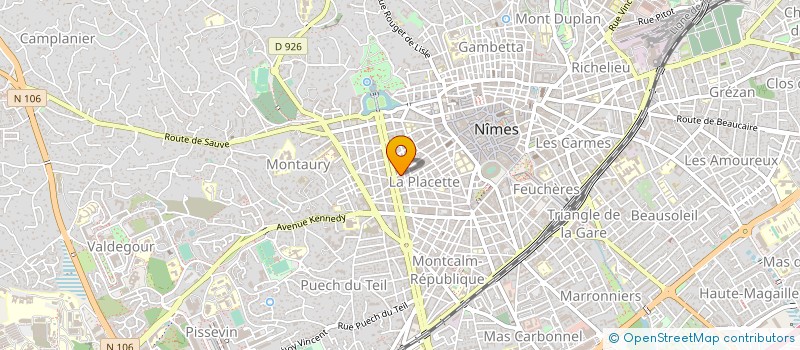 localisation de l'entreprise OLIVIER GANOZZI à NIMES