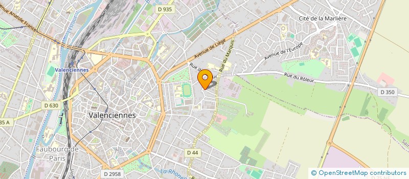 localisation de l'entreprise OLIVIER HAMECHER à VALENCIENNES