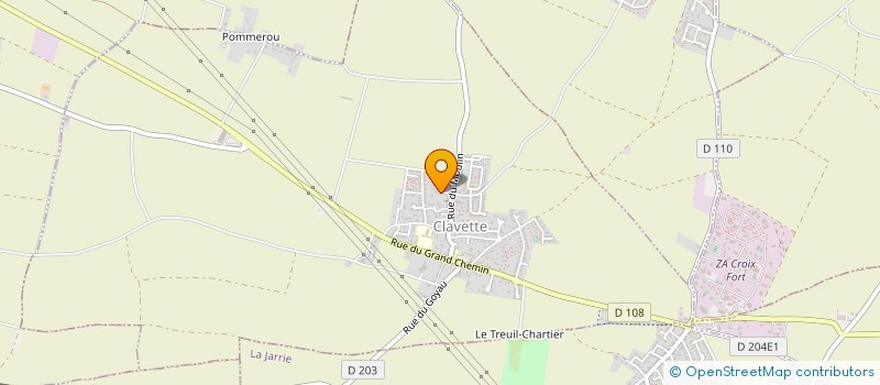 localisation de l'entreprise OLIVIER INDIVISION  CLAVETTE