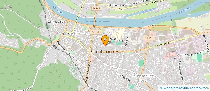 localisation de l'entreprise OLIVIER LAURENT  ELBEUF