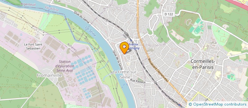 localisation de l'entreprise OLIVIER LE ROCH CONSEIL  LA FRETTE-SUR-SEINE