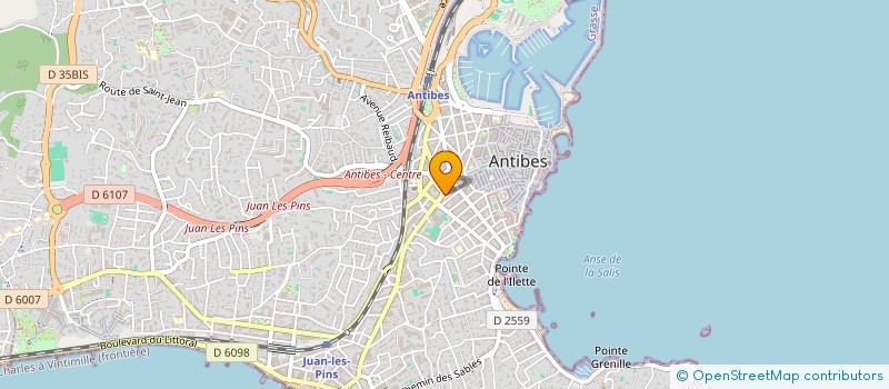 localisation de l'entreprise OLIVIER LOGUT à ANTIBES