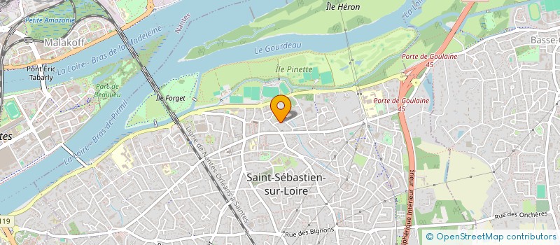 localisation de l'entreprise OLIVIER MANAU  SAINT-SEBASTIEN-SUR-LOIRE