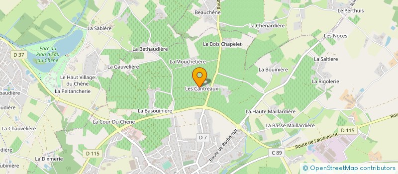 localisation de l'entreprise OLIVIER MARCHAIS à LE LOROUX-BOTTEREAU