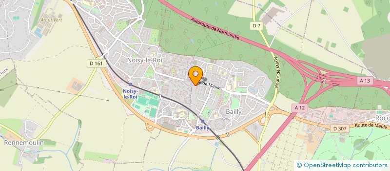 localisation de l'entreprise OLIVIER MARTINEAU CONSULTING  BAILLY