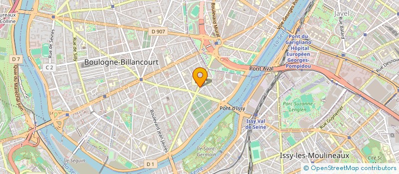 localisation de l'entreprise OLIVIER MASSUGER à BOULOGNE-BILLANCOURT