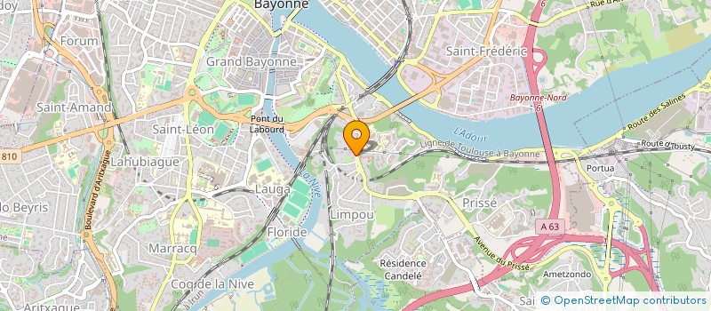 localisation de l'entreprise OLIVIER MATTHYS ET FREDERICK GUIGUET-DORON à BAYONNE