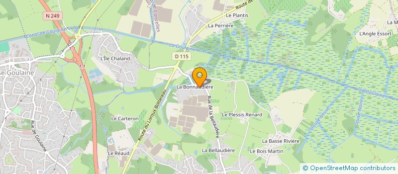 localisation de l'entreprise OLIVIER MICRO ALGUES à HAUTE-GOULAINE