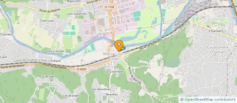 localisation de l'entreprise OLIVIER MOTOS 24  MARSAC-SUR-L ISLE