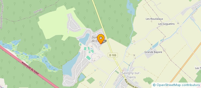 localisation de l'entreprise OLIVIER MYARD - CONSULTING & COACHING  SAVIGNY-SUR-CLAIRIS