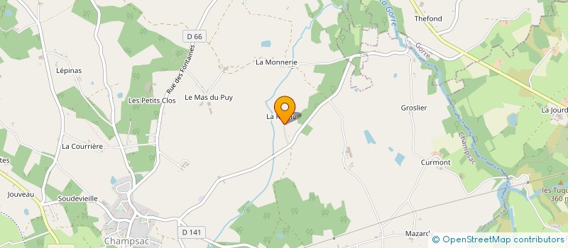 localisation de l'entreprise OLIVIER NOURRY à LES CARS