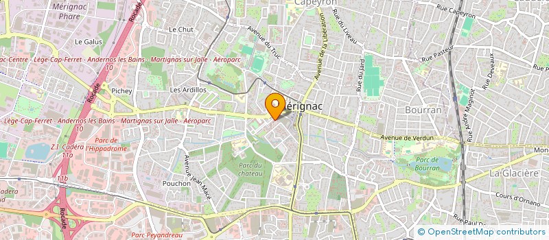 localisation de l'entreprise OLIVIER OPTIC  MERIGNAC