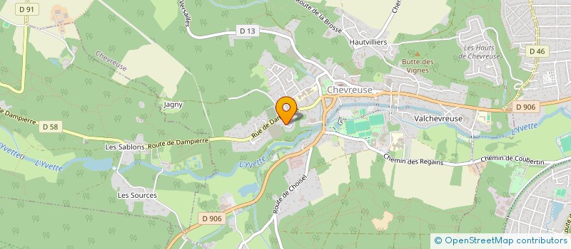 localisation de l'entreprise OLIVIER PARENT CONSEIL  CHEVREUSE