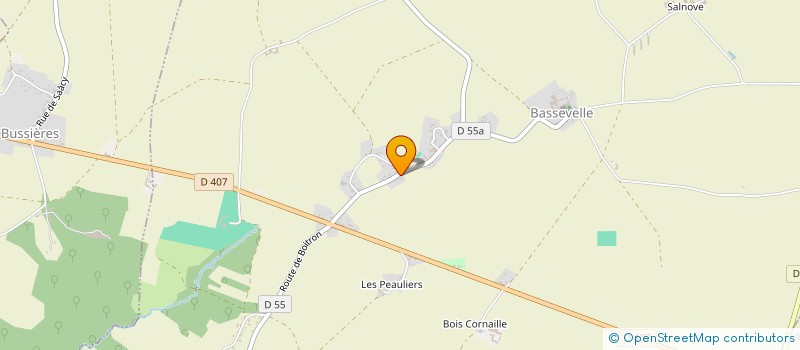 localisation de l'entreprise OLIVIER PAYSAGES  BASSEVELLE