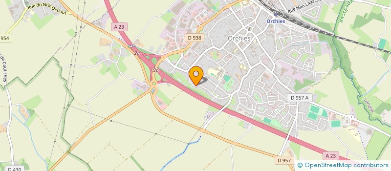 localisation de l'entreprise OLIVIER PERE ET FILS  ORCHIES