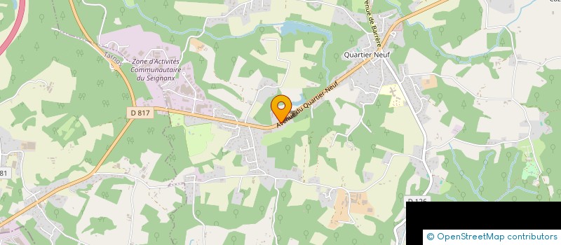 localisation de l'entreprise OLIVIER PESLIER PARTICIPATIONS  SAINT-MARTIN-DE-SEIGNANX