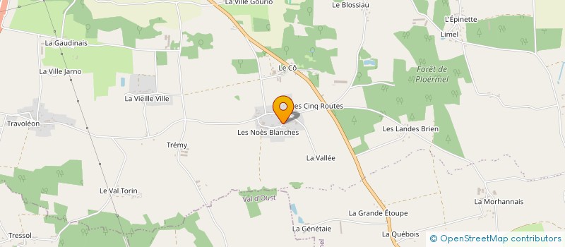 localisation de l'entreprise OLIVIER POIRIER  PLOERMEL