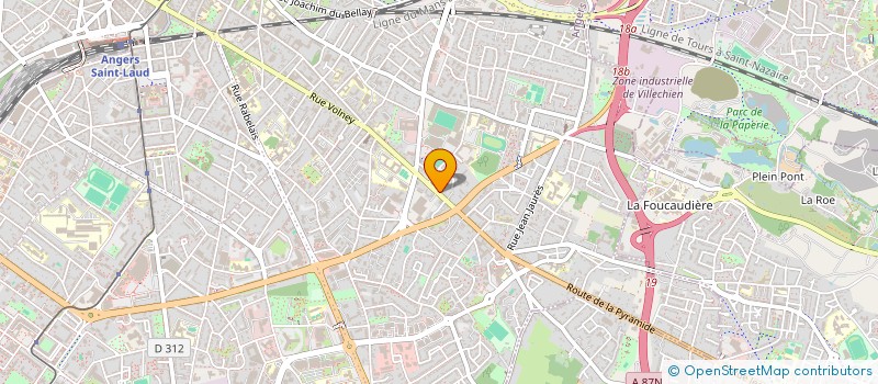 localisation de l'entreprise OLIVIER POTHIN  ANGERS