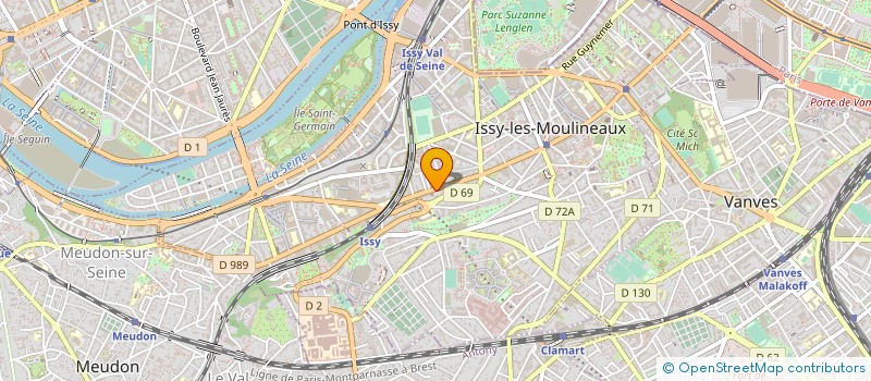 localisation de l'entreprise OLIVIER PRODUCTIONS à ISSY-LES-MOULINEAUX