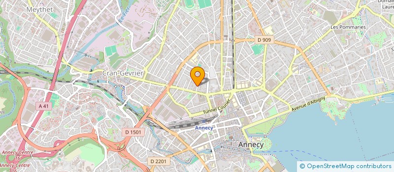 localisation de l'entreprise OLIVIER PROTECTION INCENDIE à ANNECY